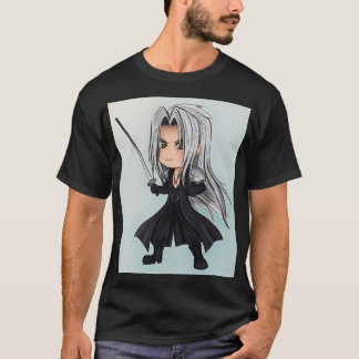 Chibi Silverhårig Antihjälte T Shirt