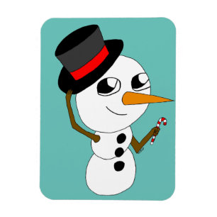 chibi smowman magnet