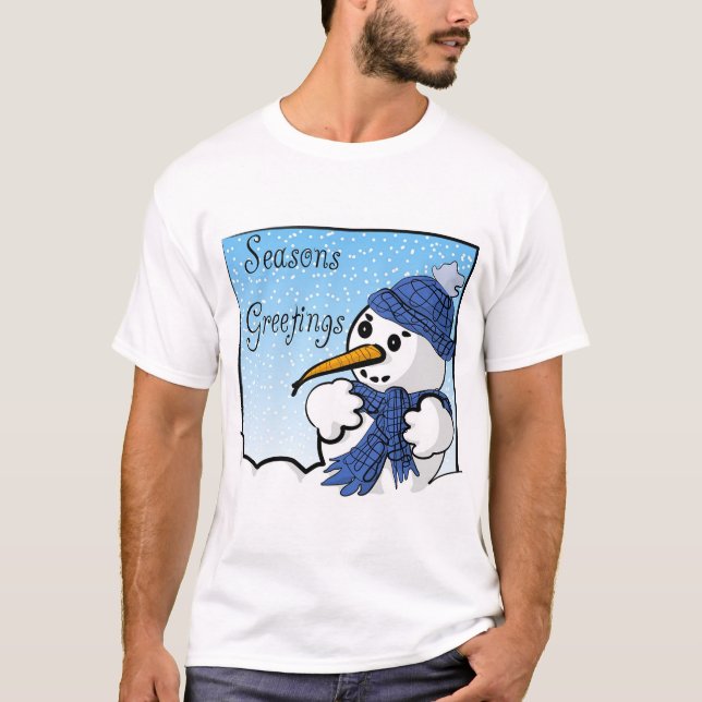Chibi Snögubbe Tee (Framsida)