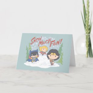 Chibi Snowball-kamp mot rättviseförbundet Helgkort