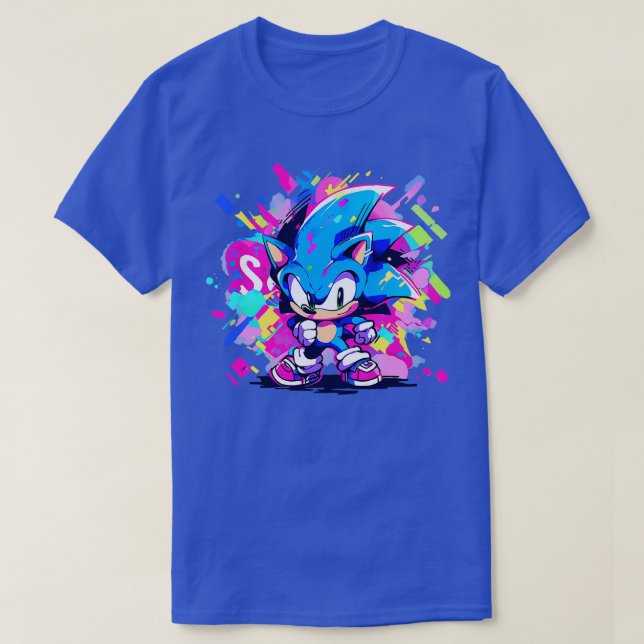 chibi sonic TShirt T Shirt (Design framsida)
