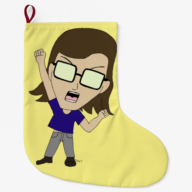 Chibi Sonic_Zeph Stor Julstrumpa (Framsidan)