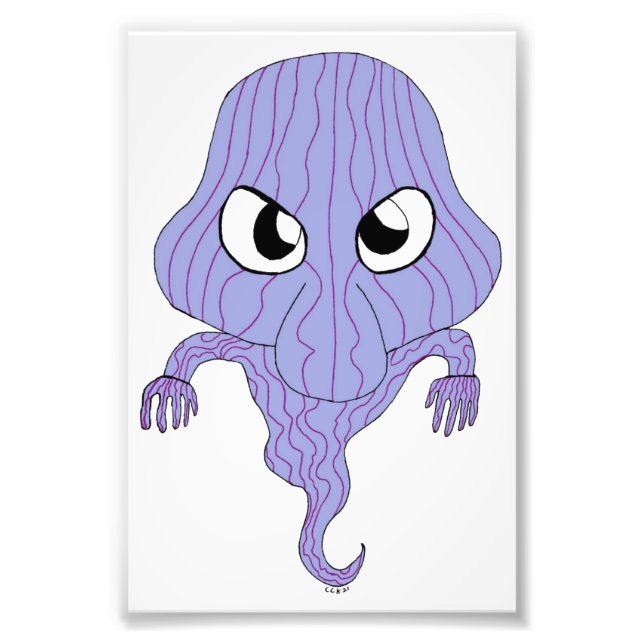 Chibi stil spöke fototryck (Framsidan)