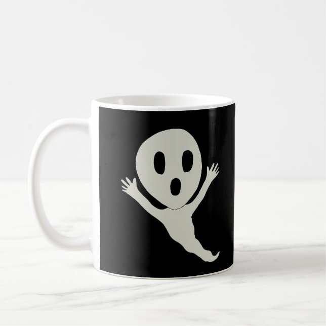 Chibi stil spöke kaffemugg (Vänster)