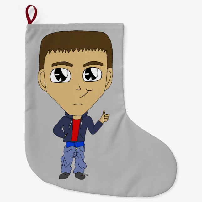chibi stor julstrumpa (Framsidan)