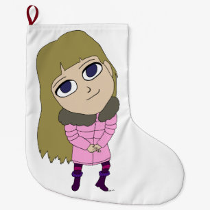 chibi stor julstrumpa