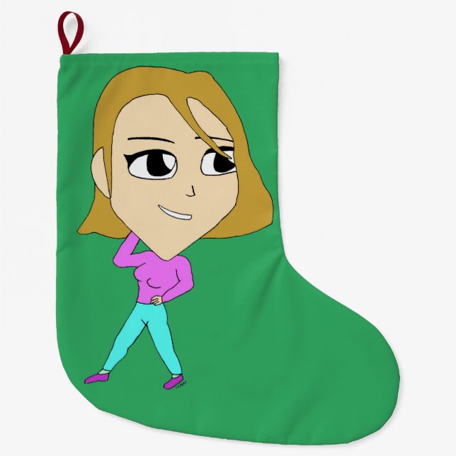 chibi stor julstrumpa (Framsidan)