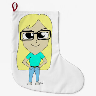 chibi stor julstrumpa