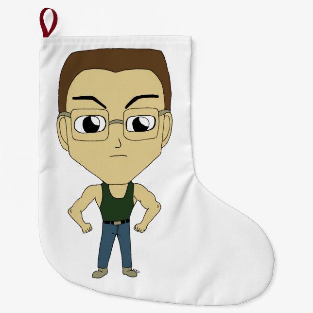 chibi stor julstrumpa (Framsidan)
