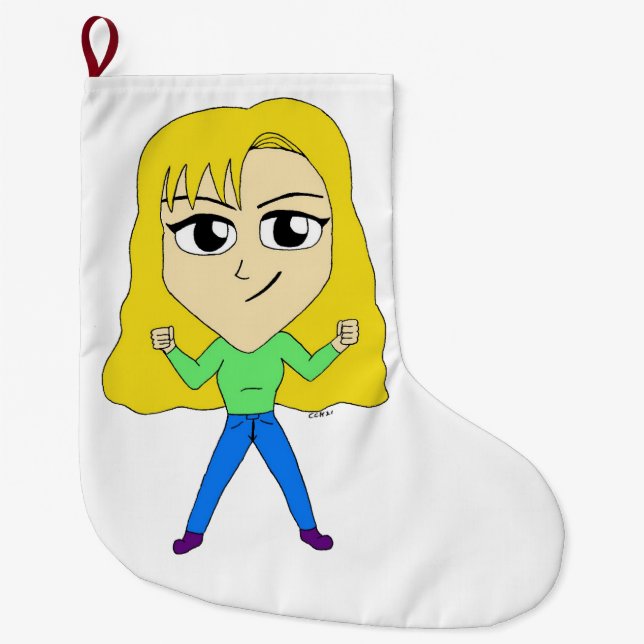 chibi stor julstrumpa (Framsidan)
