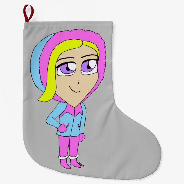 chibi stor julstrumpa (Framsidan)