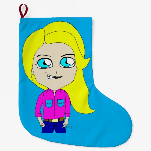 chibi stor julstrumpa (Framsidan)