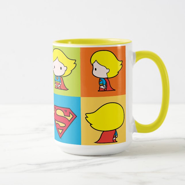Chibi Supergirl Character Turnround Mugg (Höger)