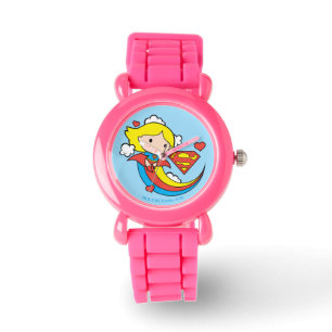 Chibi Supergirl Flying Rainbow Armbandsur