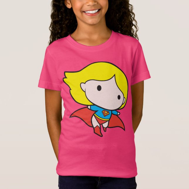 Chibi Supergirl Tee Shirt (Framsida)