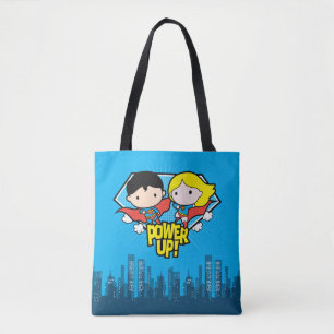 Chibi Superman & Chibi Supergirl Power Up! Tygkasse