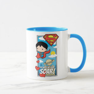 Chibi Superman - du gör mitt hjärta Soar Valentine Mugg