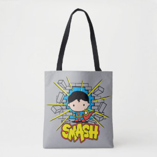 Chibi Superman krossar genom brickmuren Tygkasse