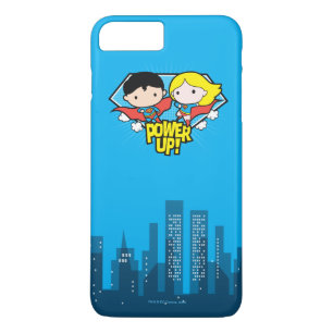 Chibi Superman och Chibi Supergirl Power Up!