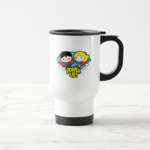 Chibi Superman och Chibi Supergirl Power Up! Resemugg