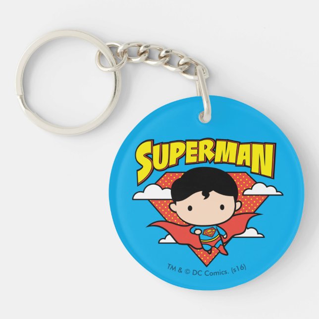 Chibi Superman Polka Dot Shield och Namn (Framsidan)