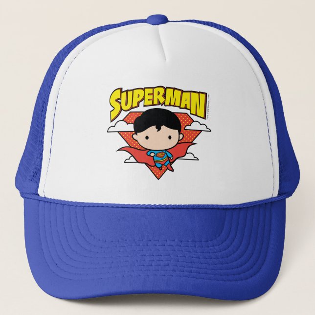 Chibi Superman Polka Dot Shield och Namn Keps (Framsida)