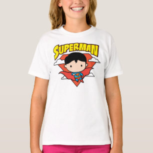 Chibi Superman Polka Dot Shield och Namn T Shirt