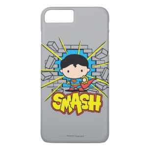 Chibi Superman som slår igenom brickan Wall