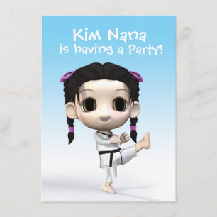 Chibi Taekwondo Inbjudningar