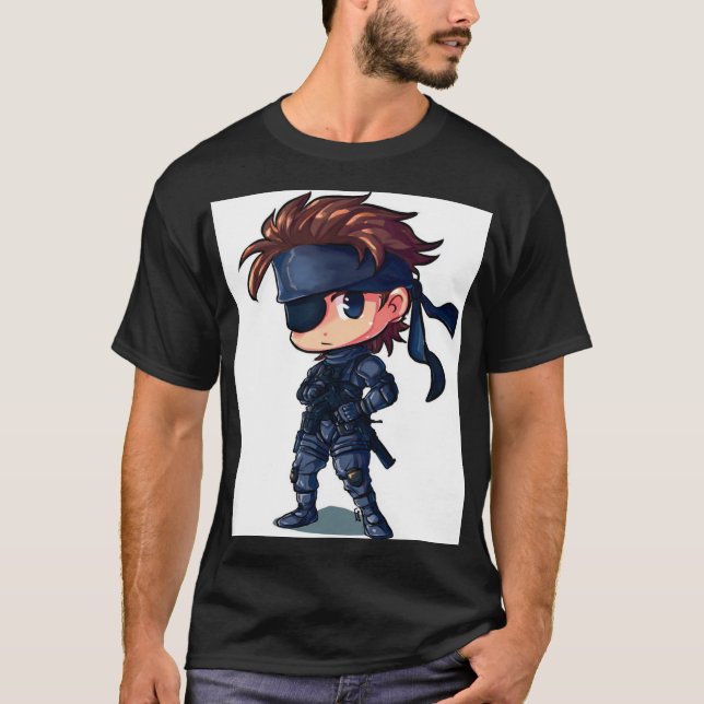 Chibi taktisk infiltratör t shirt (Framsida)