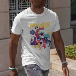 Chibi Tecknad Monsters T Shirt