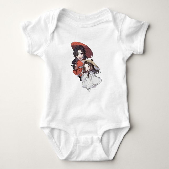 Chibi Tgcf Baby T-Shirt (Framsida)