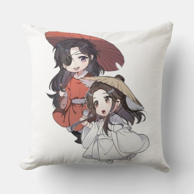 Chibi Tianguancifu Throw Pillow Kudde (Framsida)