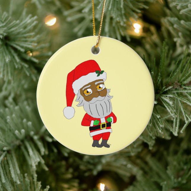 Chibi Tomte Julgransprydnad Keramik (Träd)