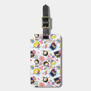 Chibi Toppen Heroine Mönster Bagagebricka