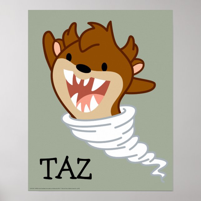 Chibi Tornado TAZ™ Poster (Framsidan)