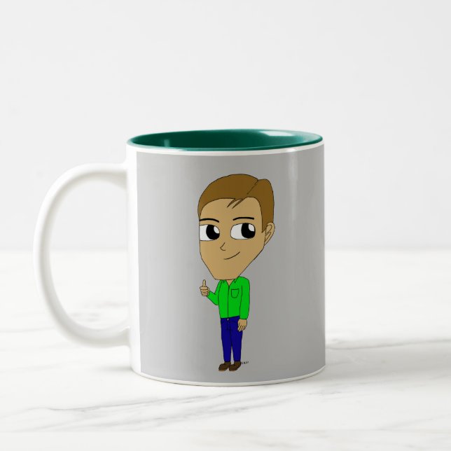 chibi Två-Tonad mugg (Vänster)