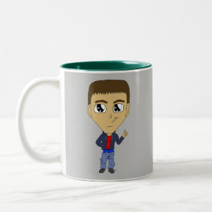 chibi Två-Tonad mugg