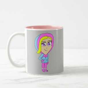 chibi Två-Tonad mugg