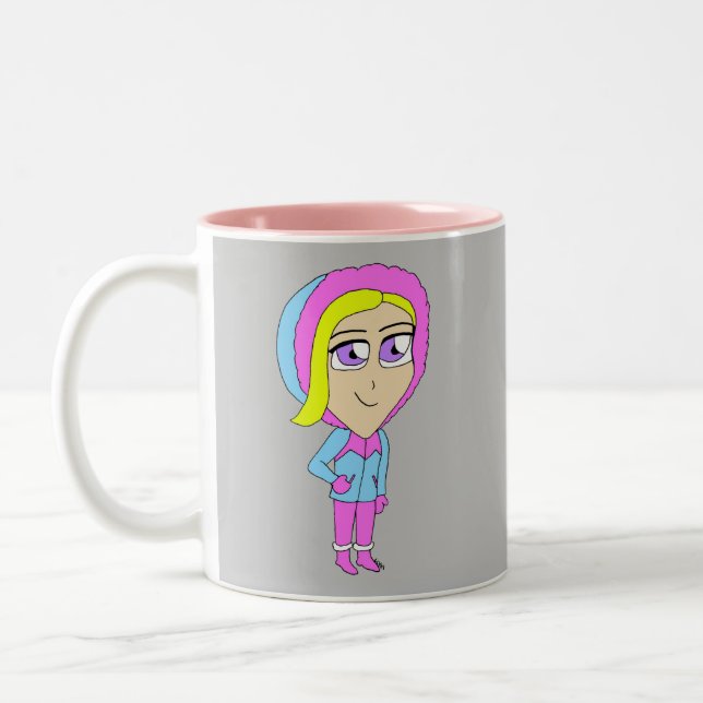chibi Två-Tonad mugg (Vänster)