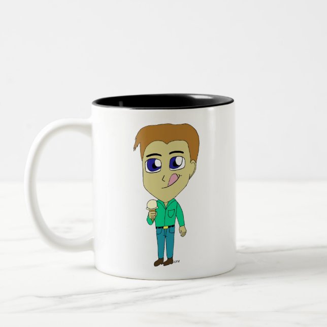 chibi Två-Tonad mugg (Vänster)