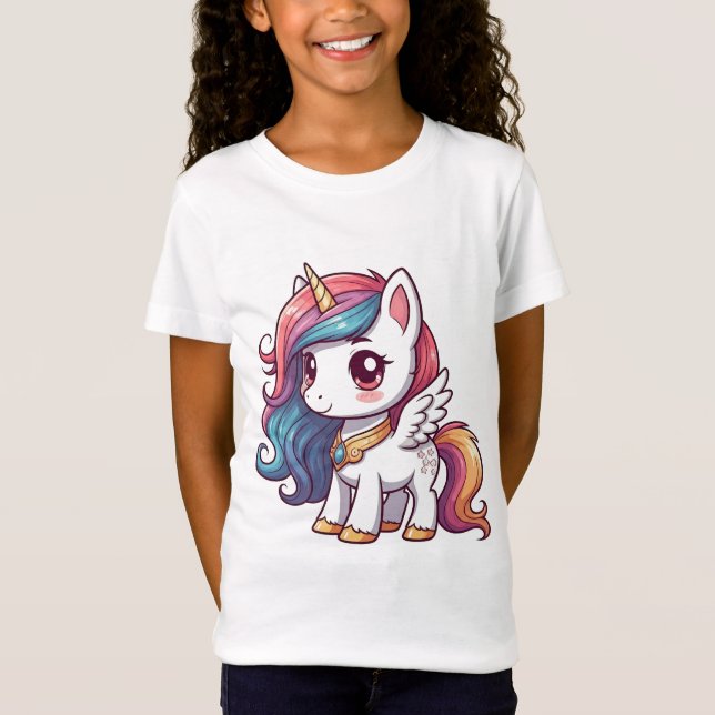 Chibi Unicorn T-shirt (Framsida)
