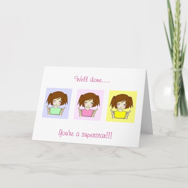 Chibi Välgjort superstjärnkort Kort (Framsida)