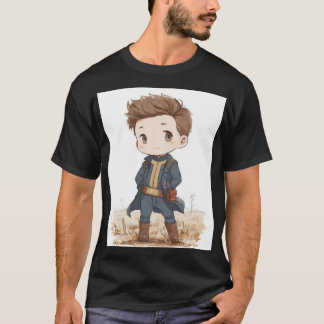 Chibi valv-dwelling vandrare | Söt retro-futurism T Shirt