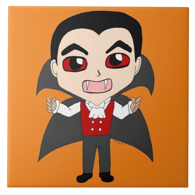 chibi vampyr kakelplatta (Framsidan)