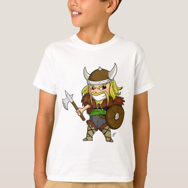 Chibi Viking T-shirt (Framsida)