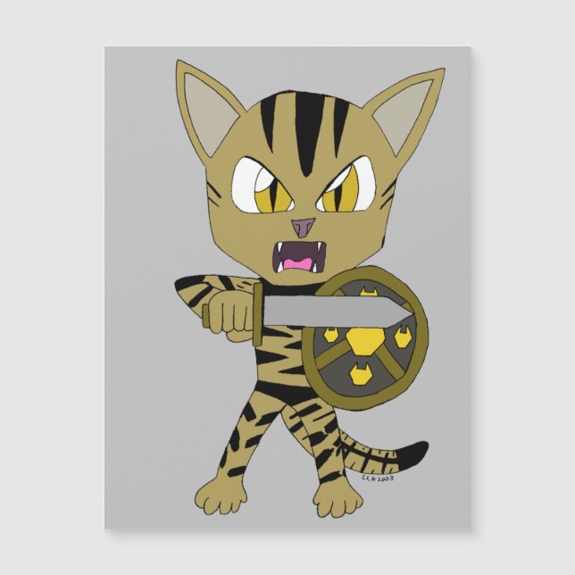 Chibi Warrior Cat (Framsida)