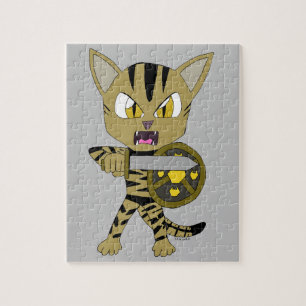 Chibi Warrior Katt Pussel
