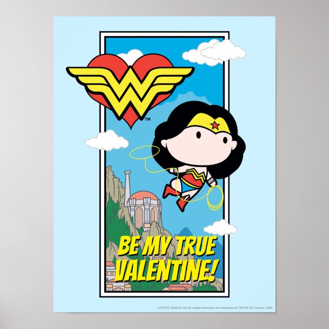 Chibi  Woman - Berätta sanningen Valentine Poster (Framsidan)