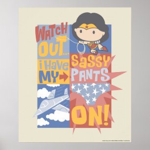 Chibi Woman Jag har min smutsiga Byxor! Poster